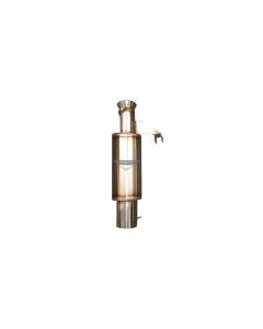 Straightline Ultra Lite Muffler Polished Stainless Steel 14lbs Weight Savings