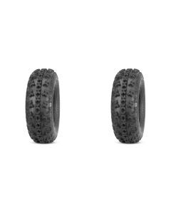 Set of 2 QUADBOSS QBT738 Front Tires 22x7-10 4-ply