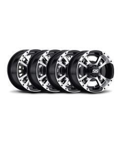 ITP Set of 4 SS112 Sport Alloy Wheel Machined 10x5 4/156 3+2