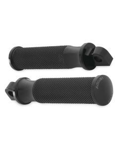Arlen Ness Smooth Black Fusion Male Mount Foot Pegs for Harley or Metric New