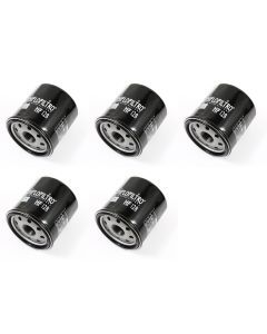 Set of 5 Hi Flo Oil Filter HF128 For Kawasaki Mule Models 1991-2014