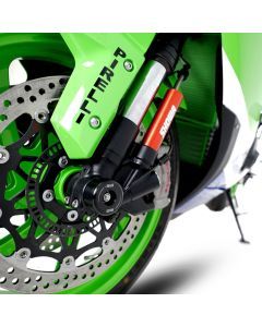 R&G Racing Black Fork Protectors For 2016-2019 Kawasaki Ninja ZX10R ZX1000