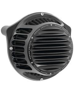Rough Crafts Round Air Cleaner Black RC-600-008