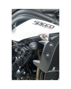 R&G Racing Black Aero Style Crash Protection Bobbins For 2011-2012 Triumph Speed Triple
