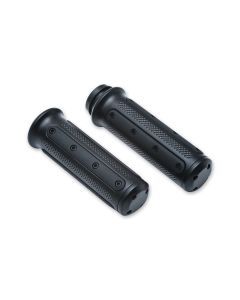 Kuryakyn Black Heavy Industry Grips Electronic Throttle Fly Wire Harley Touring