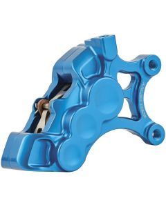 Arlen Ness Blue 14" Right 6 Piston Differential Bore Brake Caliper 02-203