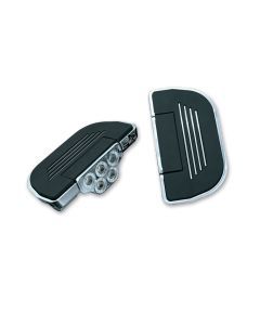 Kuryakyn Premium Chrome Floorboards Driver Rider Passenger Set Pair Harley Honda