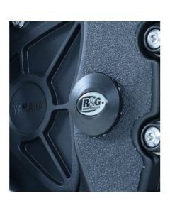 R&G Racing Black Frame Plug Lower Left Hand Side For 2018-2024 Yamaha MT-10