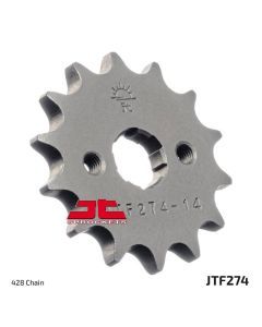 JT Sprockets Front Steel Countershaft Sprocket 14 Tooth 14T 428 Chain For Honda XR100 1981-1984 JTF274.14