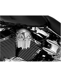 Harley-Davidson FXSTD Softail Deuce 2000-2007Skull Horn Cover Chrome by Kuryakyn