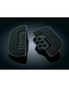Kuryakyn Premium Black Floorboards Driver Rider Passenger Set Pair Harley Honda