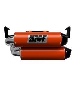 HMF Muffler Dual Full System Performance Exhaust Red - Can-Am Euro Black End Cap For Can-Am Outlander 1000/850 2025-2026 14656637683