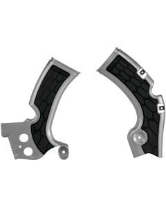 Acerbis Silver/Black X-Grip Frame Guard - 2374271015