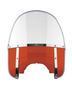 National Cycle Clear Beaded Heavy Duty Windshield With Mount Kit, Covered Forks