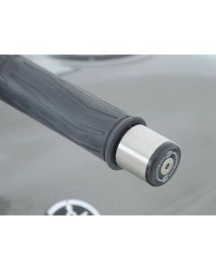 R&G Racing Black Bar End Sliders For 2013-2016 Triumph Street Triple 675