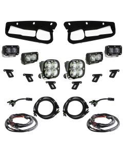 Baja Designs Fog Pocket Light Kit S2 SAE / Pro Series Multi Pattern Clear Lens Toggle Wiring 448175