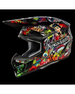 O'Neal 3 SRS Crank Multi Color Helmet