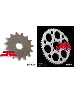 Front & Rear Sprocket Kit for SUZUKI T500 1/2/3/R/J/K/L/M-USA 68-75 JT Sprockets