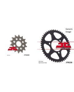 JT SPROCKETS Front and Rear Steel Sprocket Kit for OffRoad YAMAHA YZ400 1999