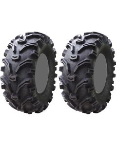 Pair 2 Kenda Bearclaw 25x12.5-10 ATV Tire Set 25x12.5x10 K299 25-12.5-10