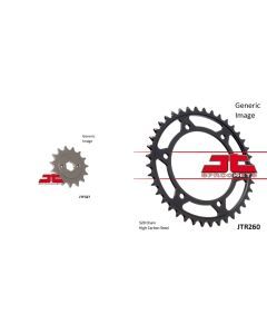 Front and Rear Steel Sprocket Kit for OffRoad HONDA XR250L 1991-1996