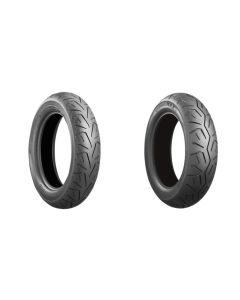 Bridgestone Battlecruise H50 130x90x16 And Exedra Max 170x70x16 Full OEM Tire Set For Yamaha V-Star 1300 / Tourer / Deluxe 07-17