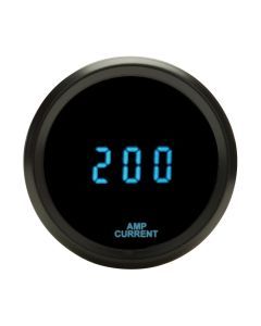 Round Amplifier Current, 2-1/16", black, blue