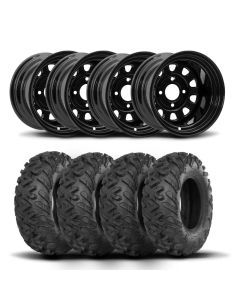 ITP Delta Steel 12" Wheels And Terracross R/T XD Tires [26x9-12]