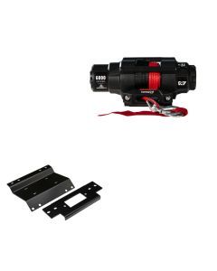 Viper 6000lbs V3 Winch Red Rope With Mount For Honda Foreman 400 1997-2002