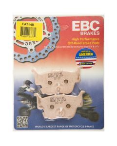 EBC 1 Pair Sintered R Series Heavy-Duty Brake Pads MPN FA714R