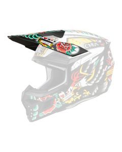 Oneal 3 SRS Inked Multi Color Helmet Visor - 0625-330
