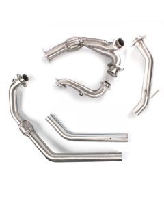 HMF Brushed Aluminum Forward Exhaust For 2015-2016 Can Am Maverick Turbo