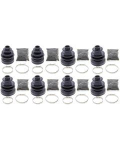 Complete Front & Rear Inner & Outer CV Boot Repair Kit Outlander 1000 XMR 13-14