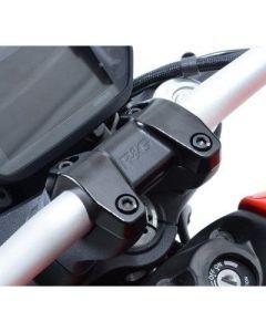R&G Racing Black Handle Bar Clamp For 2014-2016 Ducati Monster 1200