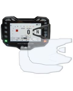 R&G Racing Clear Dashboard Screen Protector Kit For 2015-2017 Ducati Multistrada 1200
