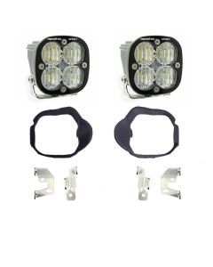 Baja Designs Fog Pocket Light Kit Squadron Sport Series Wide Cornering Pattern Clear Lens 448130