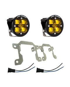 Baja Designs Fog Pocket Light Kit Squadron-R Series SAE Pattern Baja Amber Lens 447725