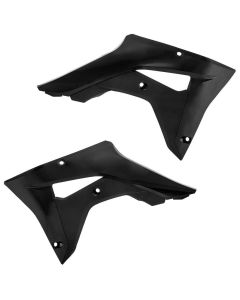 Acerbis Black Radiator Shrouds for Honda - 2645450001