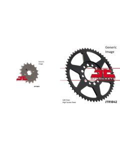 Front and Rear Steel Sprocket Kit for OffRoad YAMAHA RT180 1995-1998