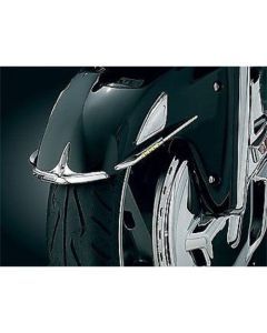 Kuryakyn Chrome Front Fender Tip Trim Adhesive Accent Honda Goldwing 1800 F6B