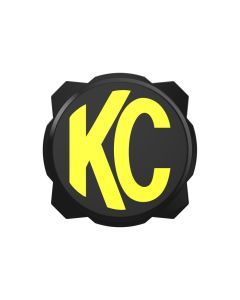 KC HiLiTES Gravity Titan/Pro6 6" Light Cover - Black / Yellow KC Logo 5111
