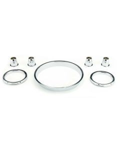 Dakota Digital 1957 Chevy Car Reproduction Chrome Instrument Trim Bezels BZL-57C