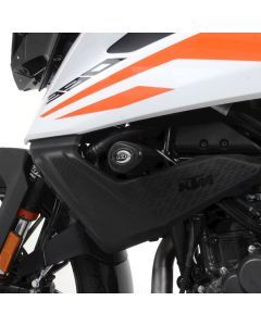 R&G Racing Black Aero Style Crash Protectors For 2020-2024 KTM 390 Adventure