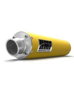 HMF Muffler Can-Am Outlander XMR 11-12 Can-Am Yellow Performance Slip On Exhaust Turn Down End Cap
