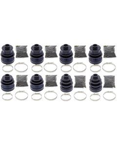 Compl Front & Rear Inner & Outer CV Boot Repair Kit Pioneer 700-4 SXS700M4 14-15