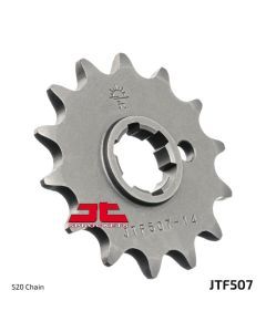 JT Sprockets Front Steel Countershaft Sprocket 14 Tooth 14T 520 Chain For Kawasaki KX500 A1 1983 JTF507.14