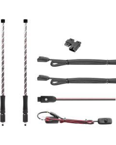 XK Glow 2nd Gen LED Whip Light Rod Dual 32" - XK-WHIPC-ADV