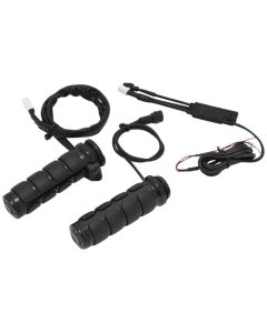 Kuryakyn Heated Black Throttle-By-Wire ISO-Grips 6472