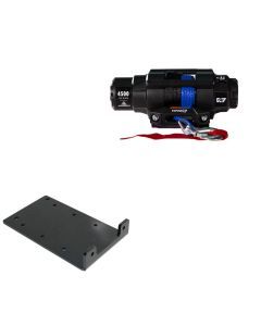 Viper 4500lbs V3 Winch Blue Rope With Mount For Kawasaki Mule 4010 2009-2020