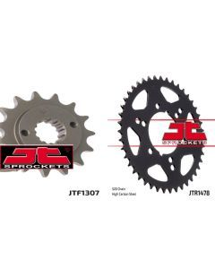 Front & Rear Sprocket Kit for KAWASAKI ZX-6R-ZX636 B1,B2-Ninja 03-04 JT Sprockets